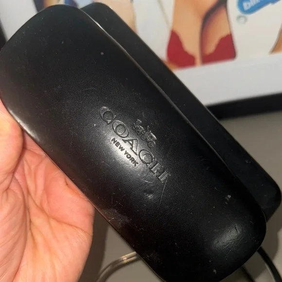 Coach Black and Gold Eyeglasses with Case - Picture 8 of 8